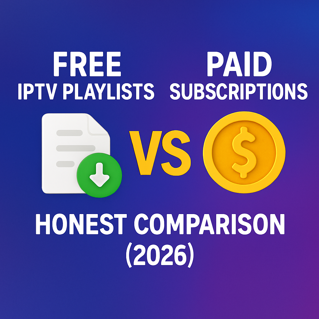 Free IPTV Playlists vs Paid Subscriptions Honest Comparison (2026)