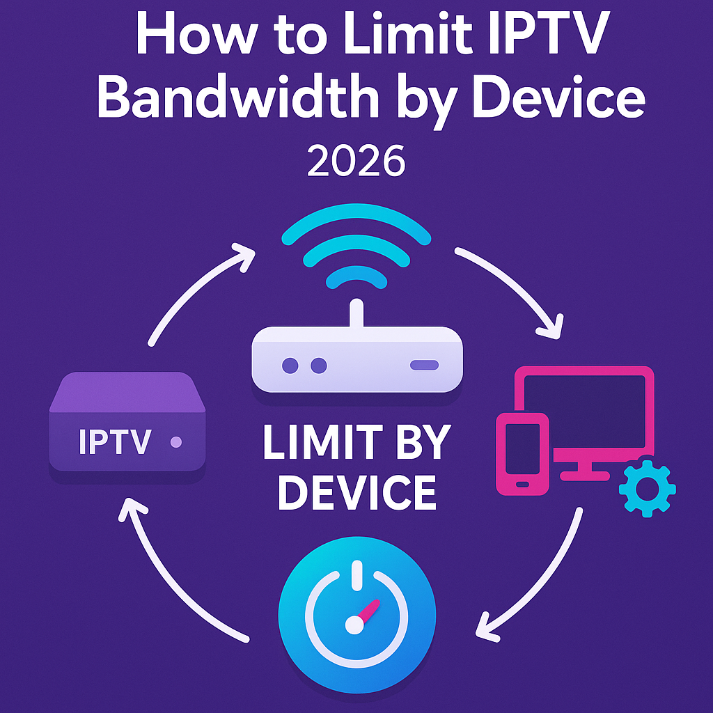 How to Limit IPTV Bandwidth by Device 2026