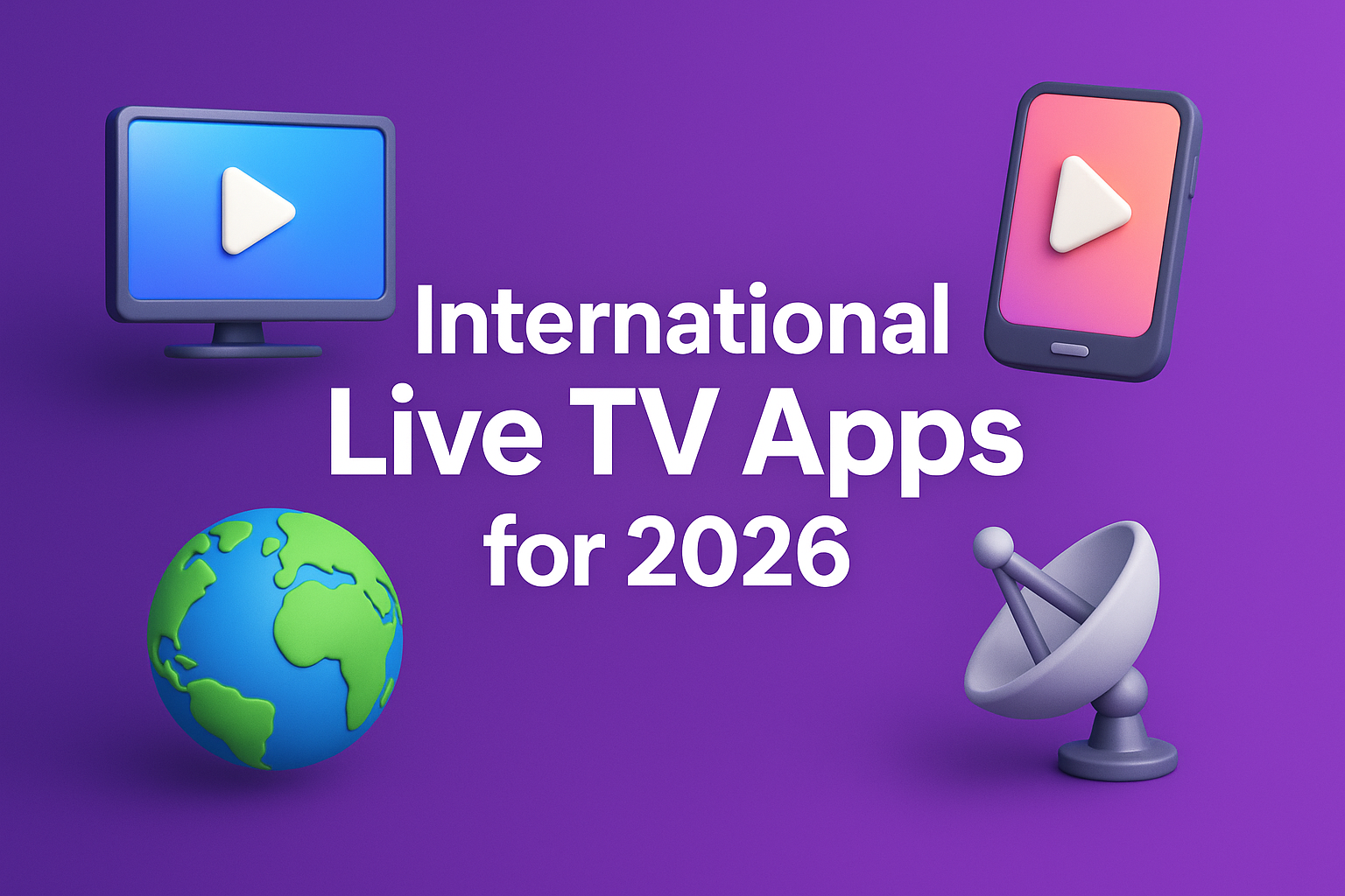 International Live TV Apps for 2026