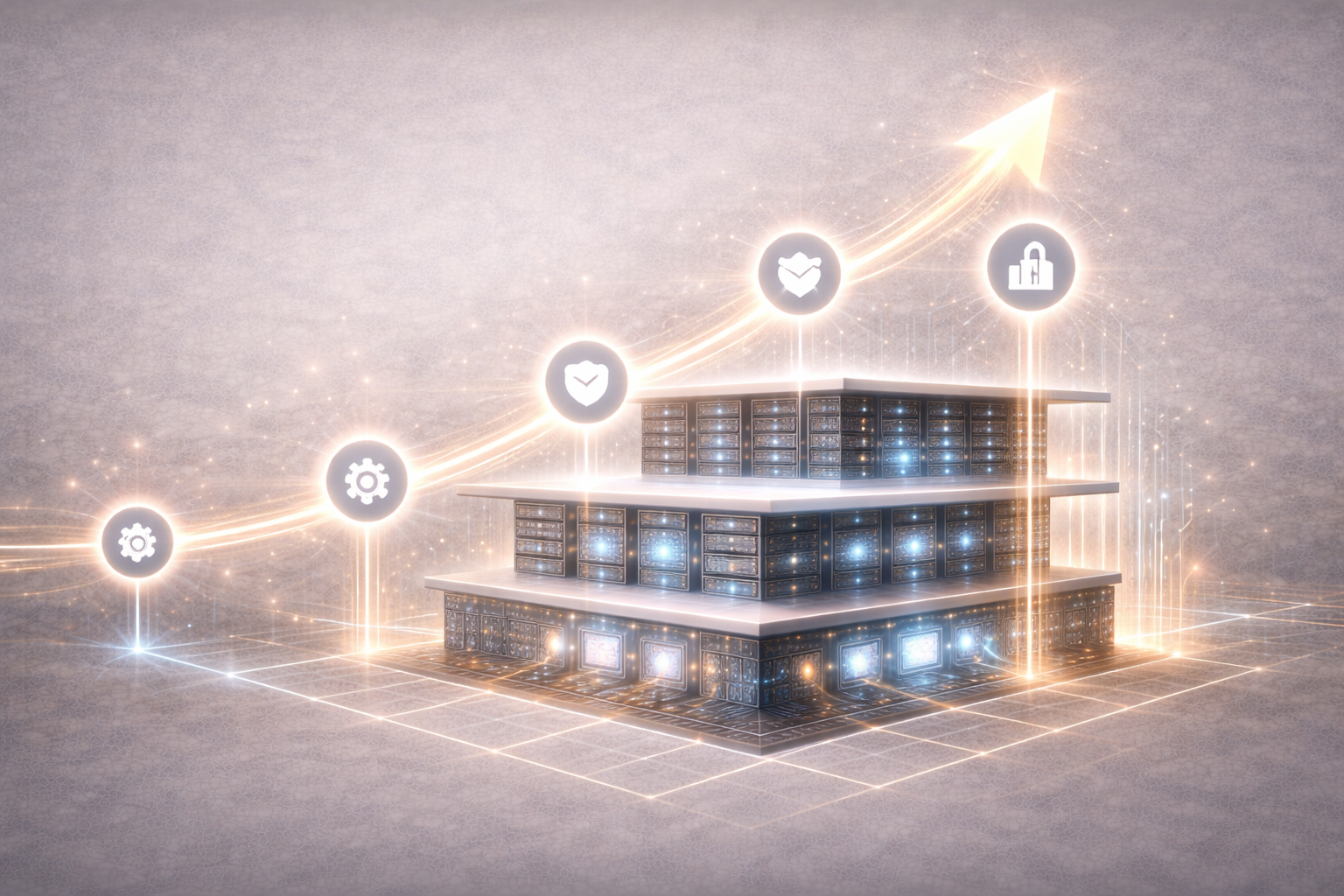 Professional illustration representing long term technology success