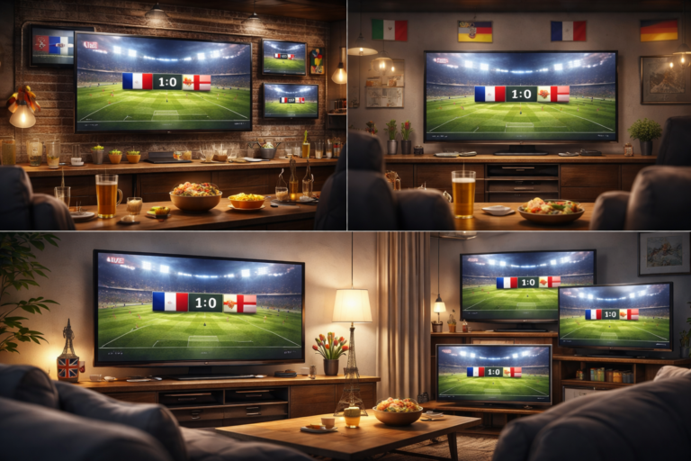 Professional illustration representing shared sports moments across Europe