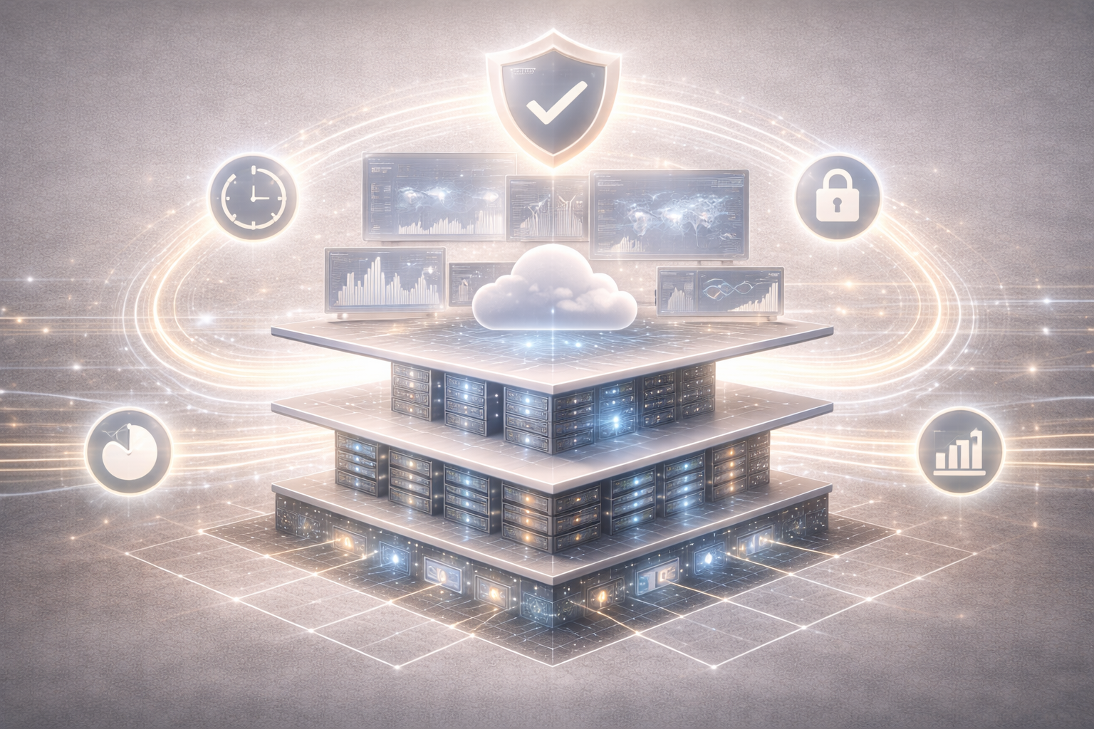 Professional illustration representing stability as a core innovation principle