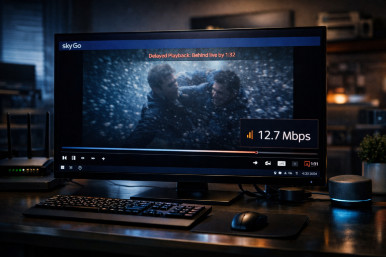 Sky Go slow streaming issue on Windows 11 computer