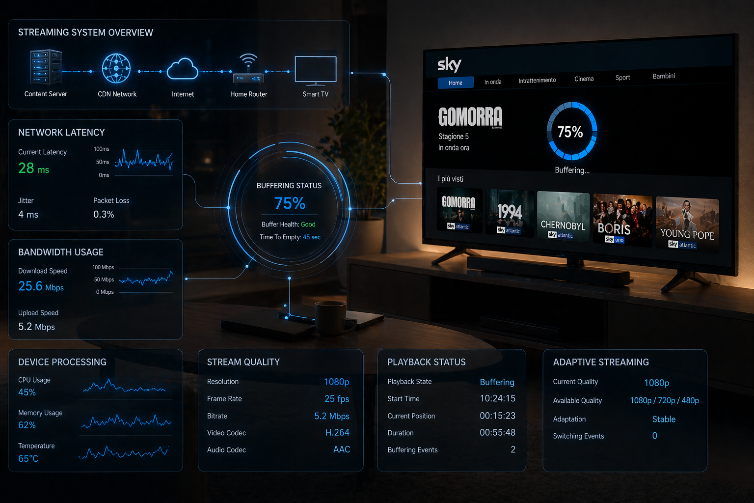 Sky Italia performance issues caused by multiple hidden technical factors